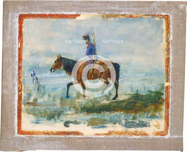 Hussars, 1878. Creator: Henri de Toulouse-Lautrec.