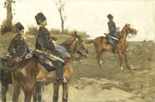 Hussars, c.1880-c.1890. Creator: George Hendrik Breitner