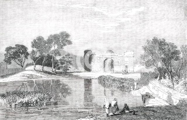 Husyn-Abdal, in the Punjab - from a sketch by G. T. Vigne, Esq., 1850. Creator: Unknown.