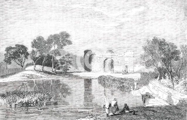 Husyn-Abdal, in the Punjab - from a sketch by G. T. Vigne, Esq., 1850. Creator: Unknown.