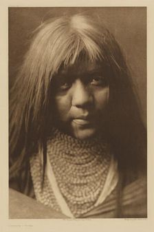 Hwalya-Yuma, 1907. Creator: Edward Sheriff Curtis