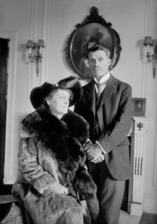 H.Y. Braddon & wife, 1918. Creator: Bain News Service