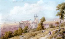 Hythe Church and Martello Tower 19th century. Artist: William Westall