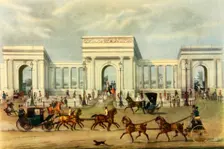 Hyde Park Corner 19th century, (1944). Creator: Unknown
