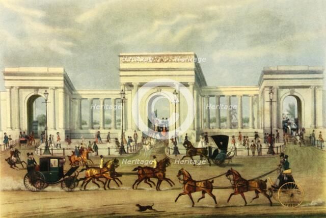 'Hyde Park Corner', 19th century, (1944).  Creator: Unknown.