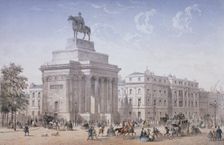Hyde Park Corner, Westminster, London, c1860. Artist: Anon