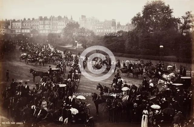 Hyde Park Corner, c1890. Creator: Francis Frith.