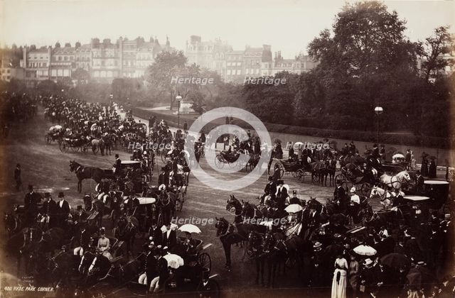 Hyde Park Corner, c1890. Creator: Francis Frith.