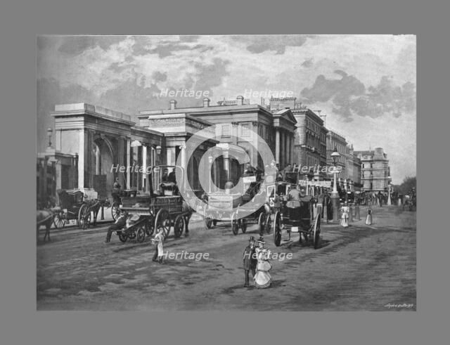 Hyde Park Corner, London, c1900. Artist: Frith & Co.