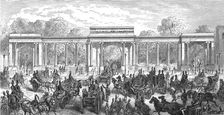 Hyde Park Corner - Piccadilly Entrance 1872. Creator: Gustave Doré