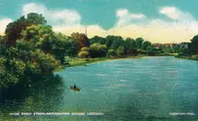 Hyde Park from Serpentine Bridge, London c1910