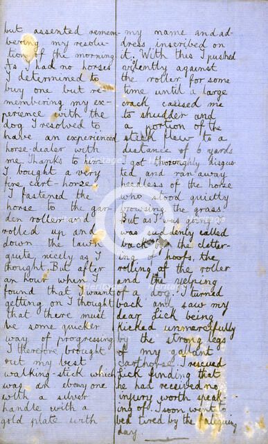 Hyde Park Gate News, family magazine of Virginia Woolf and Vanessa Bell, 1891-1892. Creator: Vanessa Bell.