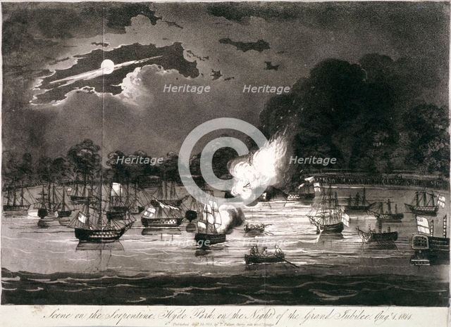 Hyde Park, London, 1814. Artist: Anon