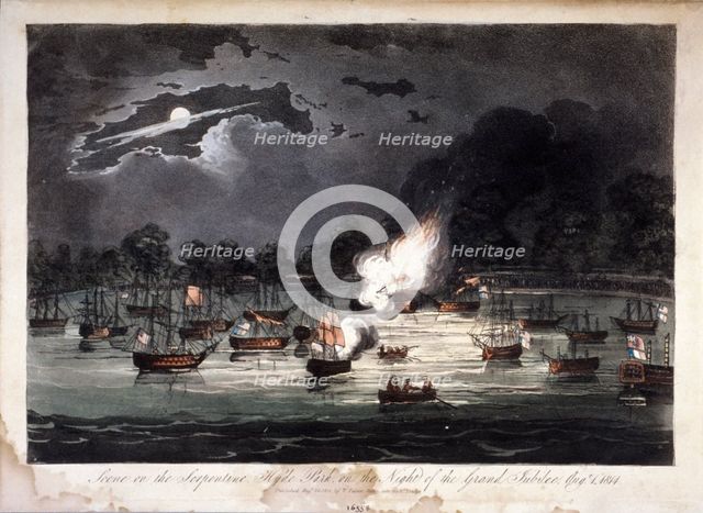 Hyde Park, London, 1814. Artist: Anon