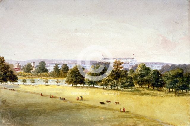 Hyde Park, Westminster, London, 1851. Artist: Anon