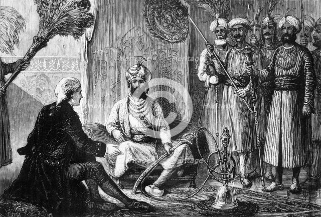 'Hyder Ali and the Missionary', c1891. Creator: James Grant.