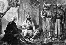Hyder Ali and the Missionary c1891. Creator: James Grant