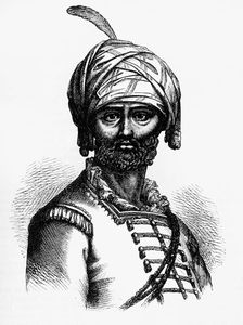 Hyder Ali c1891. Creator: James Grant