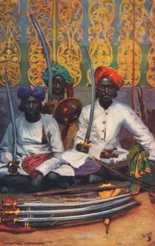 Hyderabad Arms Sellers c1903. Creator: Unknown