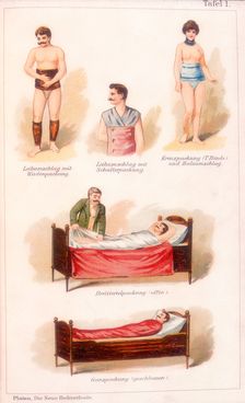 Hydrotherapy treatments, c1902. Creator: Unknown