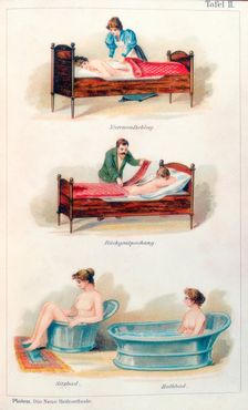 Hydrotherapy treatments, c1902. Creator: Unknown
