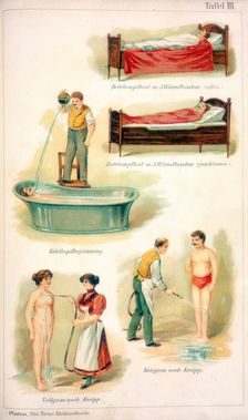 Hydrotherapy treatments, c1902. Creator: Unknown