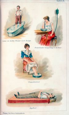 Hydrotherapy treatments, c1902. Creator: Unknown