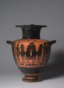 Hydria, c. 520 BC. Creator: Antimenes Painter (Greek), attributed to