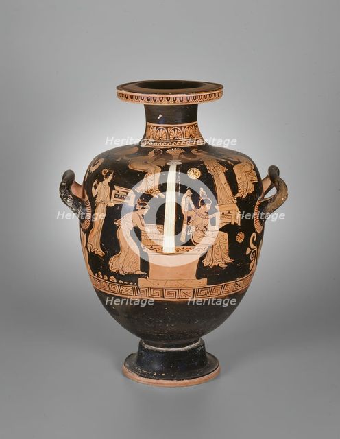 Hydria (Water Jar), 360-350 BCE. Creator: Iliupersis Painter.