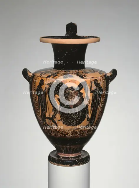 Hydria (Water Jar), about 515-500 BCE. Creator: Leagros Group.
