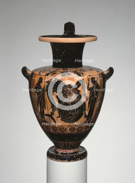 Hydria (Water Jar), about 515-500 BCE. Creator: Leagros Group.