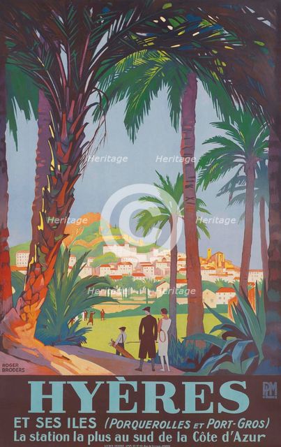 Hyères, c1930. Creator: Broders, Roger (1883-1953).