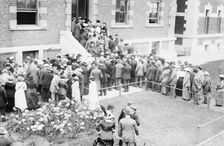 Hygiene Congress delegates, Ellis Island. between c1910 and c1915. Creator: Bain News Service