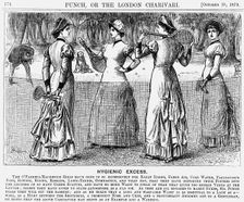 Hygienic Excess 1879. Creator: George du Maurier