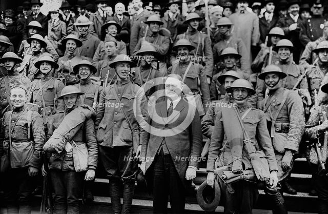 Hylan [Liberty Parade Pershing Vets], between c1915 and c1920. Creator: Bain News Service.