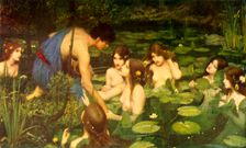 Hylas and the Water Nymphs 1896, (c1915). Creator: John William Waterhouse