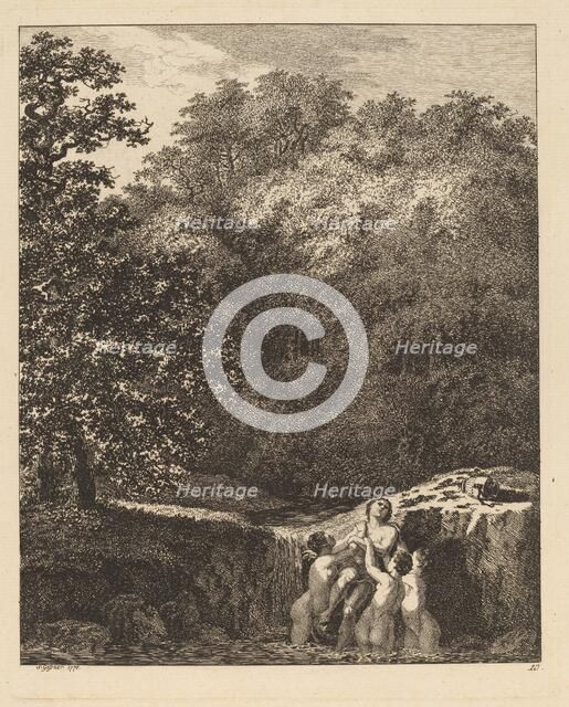 Hylas and the Nymphs, 1771. Creator: Salomon Gessner.