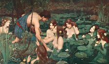 Hylas and the Nymphs 1896, (c1902). Creator: Unknown