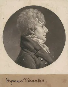 Hyman Marks, 1805. Creator: Charles Balthazar Julien Févret de Saint-Mémin