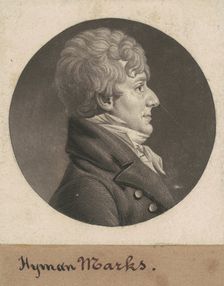 Hyman Marks, 1805. Creator: Charles Balthazar Julien Févret de Saint-Mémin