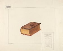 Hymn Book, c. 1937. Creator: Emma Wilson