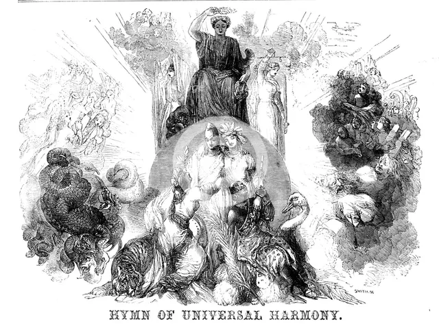 "Hymn of Universal Harmony", 1858. Creator: Smyth.
