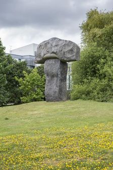 Hymn sculpture by Stephen Cox, University of Kent, Canterbury, Kent, 2015. Artist: Steven Baker