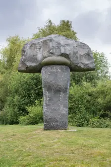 Hymn sculpture by Stephen Cox, University of Kent, Canterbury, Kent, 2015. Artist: Steven Baker