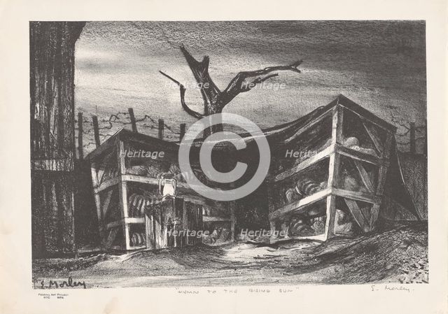 Hymns to the Rising Sun, 1939. Creator: Eugene Morley.