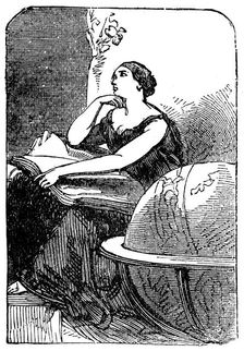 Hypatia (c370-415), mathematician and neo-Platonic philosopher, mid 19th century