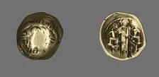 Hyperpyron (Coin) of Andronicus II Palaeologus and Michael IX, 1282-1328. Creator: Unknown