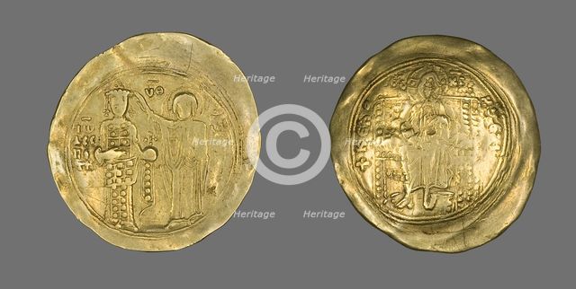 Hyperpyron (Coin) of John II Comnenus, 1118-1143. Creator: Unknown.