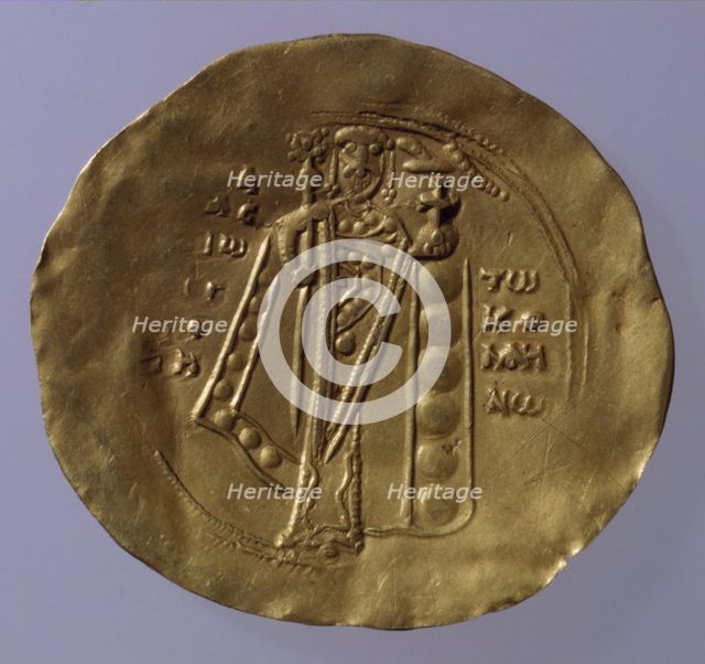 Hyperpyron of Alexios I Komnenos, 1081-1118. Artist: Numismatic, Ancient Coins  