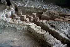 Hypocaust of the Roman Palace at Fishbourne, 3rd century